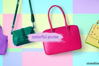 colorful purse