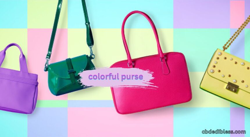 colorful purse